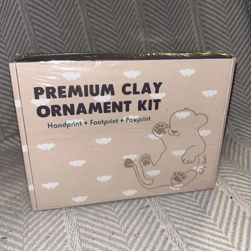 Baby Leon Premium Clay‎ Ornament Making Kit Craft Child Handprint Footprint A1